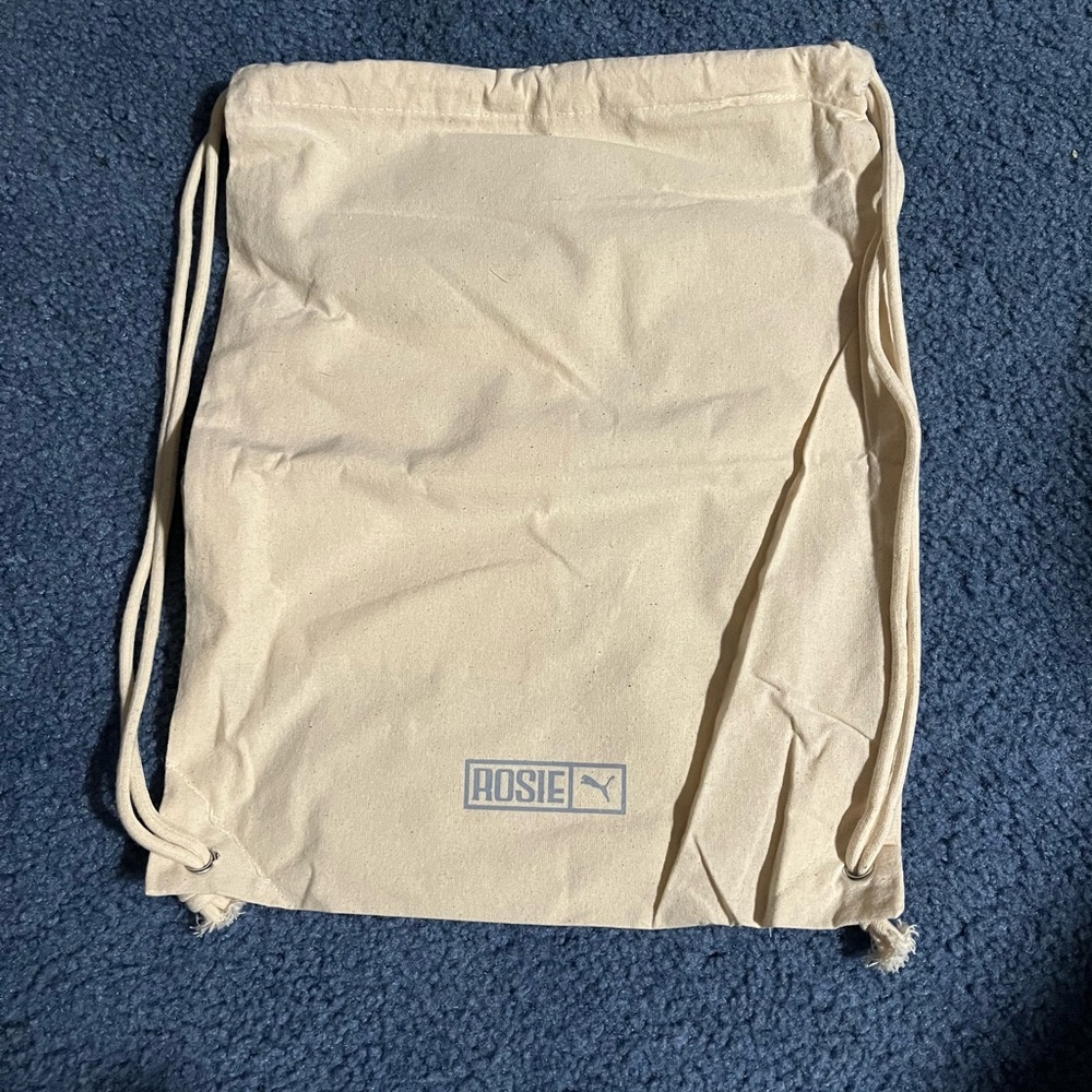 BLACKPINK Rose x Puma Collection Rosie Canvas Drawstring Backpack Bag